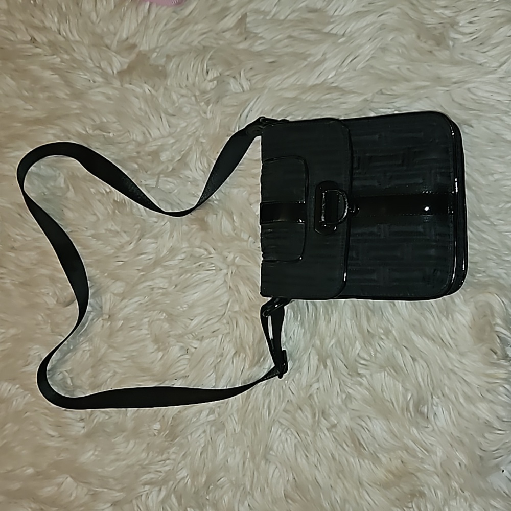 Vera Bradley Black Quilted Crossbody Purse | Adjustable Strap |